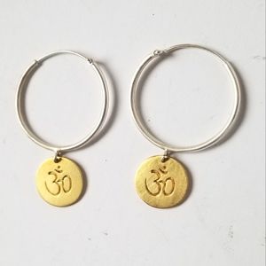 Om symbol earrings